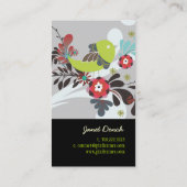 PixDezines Retro Chicks Visitekaartje (Achterkant)