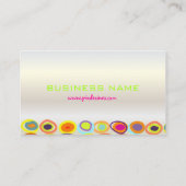 PixDezines Retro Design Visitekaartjes (Achterkant)