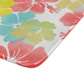 PixDezines retro hibiscus Snijplank (Hoek)