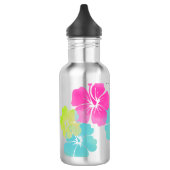 PixDezines retro hibiscus Waterfles (Links)