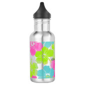 PixDezines retro hibiscus Waterfles (Links)