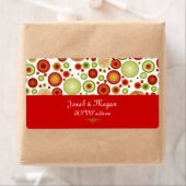 PixDezines Retro Kerst Ornamenten/DIY achtertuin Etiket (Insitu)