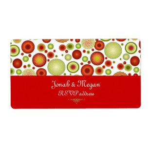 PixDezines Retro Kerst Ornamenten/DIY achtertuin Etiket