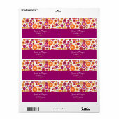 PixDezines Retro Kerst Ornamenten/DIY achtertuin Etiket (Full Sheet)