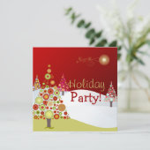 PixDezines Retro kerstversieringen/DIY-lettertypen Kaart (Staand voorkant)