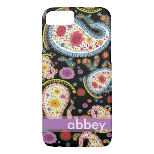 PixDezines retro paisley/DIY achtergrond Case-Mate iPhone Case (Achterkant)