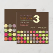 PixDezines Retro Polka Dots/DIY achtergrond Kaart (Voorkant / Achterkant)