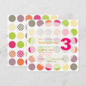 PixDezines Retro Polka Dots/DIY achtergrond Kaart (Voorkant / Achterkant)