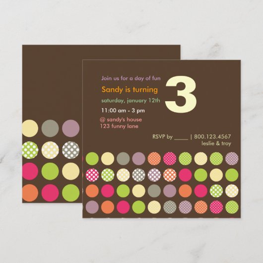 PixDezines Retro Stippen/DIY achtergrond Kaart (Voorkant / Achterkant)