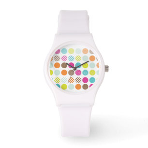 PixDezines retro stippen Horloge
