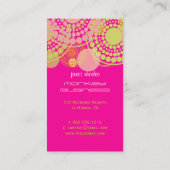 PixDezines  retro stippen Visitekaartje (Achterkant)