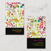 PixDezines Retro Tree/DIY achtergrondkleur Visitekaartje (Voorkant / Achterkant)