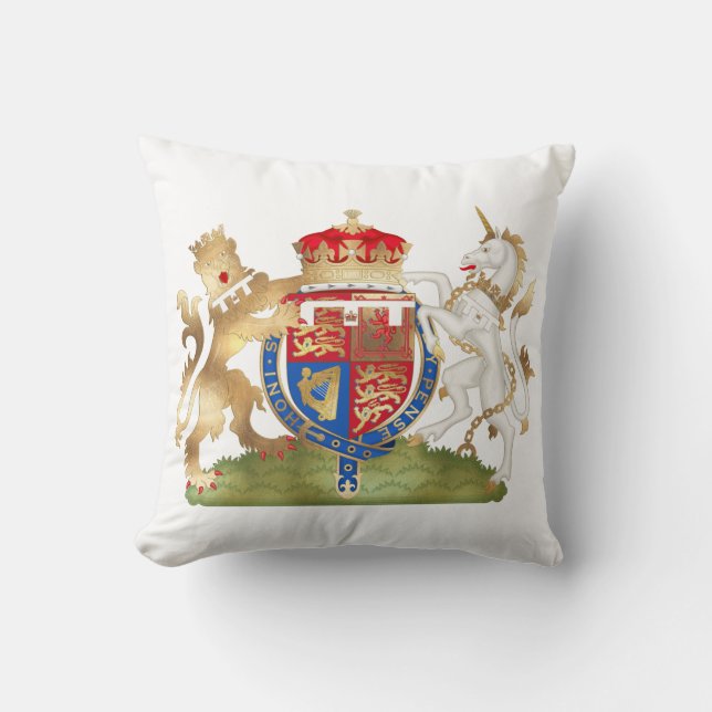 PixDezines Richard de Leeuwenhart/Windsor Crest Kussen (Voorkant)