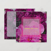 PixDezines rode wijnpinda's/dij Kaart (Voorkant / Achterkant)