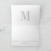 PixDezines Romantische Hart/Trouw Dankjewel Bedankkaart (Binnen)