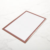 PixDezines Roos Gold Bat Mitzvah DIY Background Folie Uitnodiging (Gedraaid)