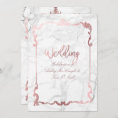 PixDezines Roos Gold Chandelier/Heart/Marble Kaart (Voorkant / Achterkant)