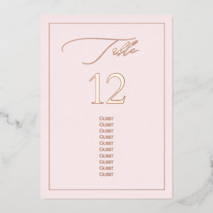 PixDezines Roos Gold Foil Luxe kalligrafie Folie Uitnodiging