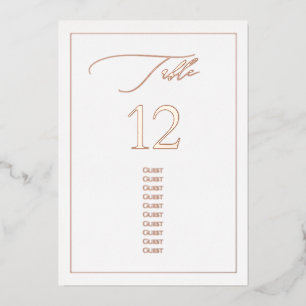 PixDezines Roos Gold Foil Luxe kalligrafie Folie Uitnodiging