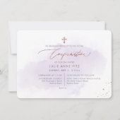 PixDezines Roos Gold H2 Paars gewassen bevestiging Kaart (Voorkant)