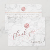 PixDezines Roos Gold Honeycomb Mitzvah Dank u ✡ RSVP Kaartje (Voorkant / Achterkant)