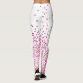 PixDezines Roos Gold/Pink/Confetti Leggings (Achterkant)