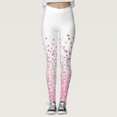 PixDezines Roos Gold/Pink/Confetti Leggings (Voorkant)