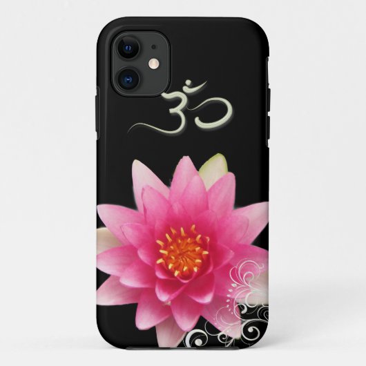 PixDezines roos lily/diy achtergrondkleur Case-Mate iPhone Case (Achterkant)