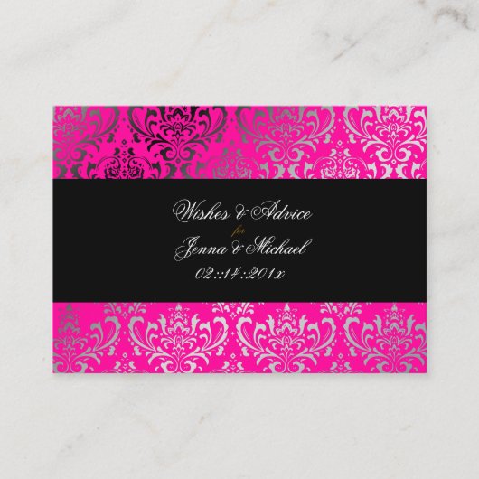 PixDezines Rossi Damask, Advice Kaarten (Voorkant)