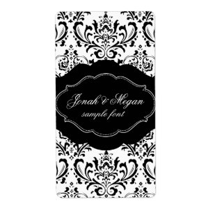 PixDezines Rossi Damask/DIY achtergrondkleur! Etiket