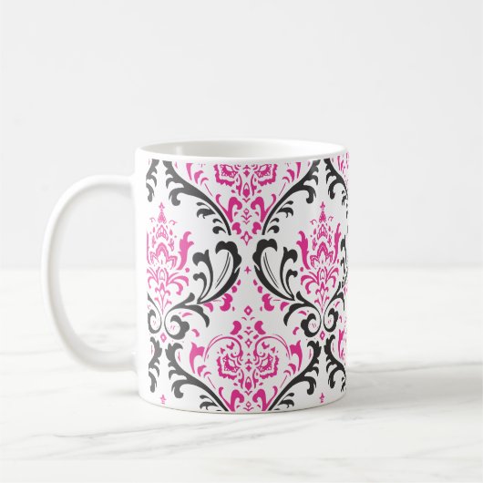 PixDezines Rossi Damask, DIY achtergrondkleur! Koffiemok (Links)
