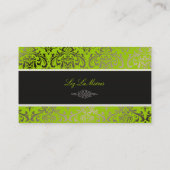 PixDezines rossi damast/doe-het-zelf achtergrond Visitekaartje (Achterkant)