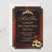 PixDezines Rossi Sweet 16 Masquerade/DIY kleur!! Kaart (Achterkant)