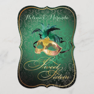 PixDezines Rossi Sweet 16 Masquerade/DIY kleur!! Kaart