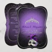 PixDezines Rossi Sweet 16 Masquerade/DIY kleur!! Kaart (Voorkant / Achterkant)