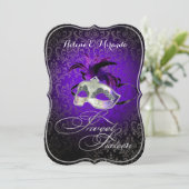 PixDezines Rossi Sweet 16 Masquerade/DIY kleur!! Kaart (Staand voorkant)