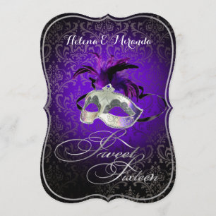 PixDezines Rossi Sweet 16 Masquerade/DIY kleur!! Kaart