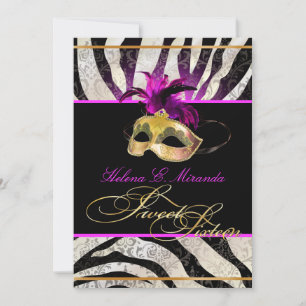 PixDezines Rossi Sweet 16 Masquerade/DIY kleur!! Kaart