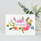 PixDezines routebeschrijving mitswa/floral waterve Informatiekaartje (Staand voorkant)