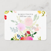 PixDezines routebeschrijving mitswa/floral waterve Informatiekaartje (Achterkant)