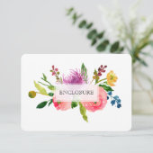 PixDezines routebeschrijving mitswa/floral waterve Informatiekaartje (Staand voorkant)