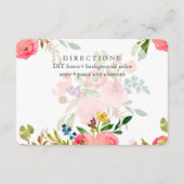 PixDezines routebeschrijving mitswa/floral waterve Informatiekaartje (Achterkant)