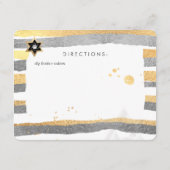 PixDezines routebeschrijving/zilver/goud/strepen/m Informatiekaartje (Achterkant)