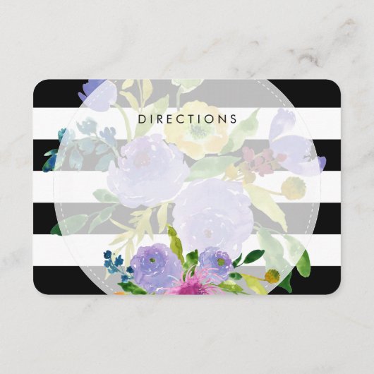 PixDezines routefloral mitzvah/DIY bckgrnd Informatiekaartje (Achterkant)