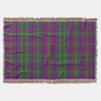 PixDezines Royal Clan Tartan Roze+Paars Deken