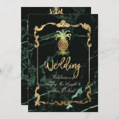 PixDezines Royal Hawaiian Pineapple/Marble Kaart (Voorkant / Achterkant)