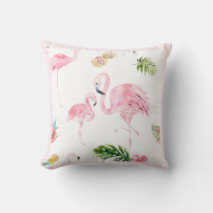 PixDezines Roze Flamingo, Tropisch, Lijst DIY Kussen