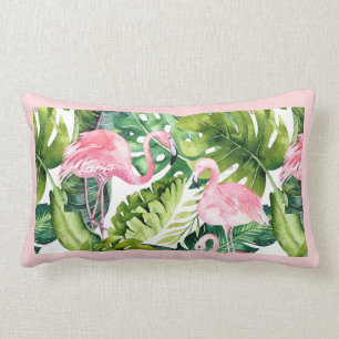 PixDezines Roze Flamingo, Tropisch, Lijst DIY Kussen