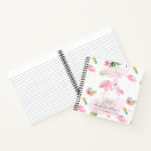 PIXDEZINES ROZE FLAMINGOS BABY'S EERSTE NOTITIEBOEK (Binnen)