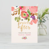 PixDezines Roze Grapefruit Ranunculus/DIY bckgrand Kaart (Staand voorkant)